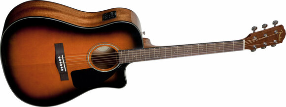 Elektroakustinen kitara Fender CD-60 CE Sunburst - 3