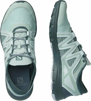 Mens Outdoor Shoes Salomon Crossamphibian Swift 2 Opal Blue/Stormy Weather/White 40 2/3 Mens Outdoor Shoes - 6