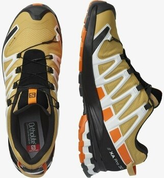 Trail running shoes Salomon XA Pro 3D V8 GTX Fall Leaf/Vibrant Orange/White 44 2/3 Trail running shoes - 6