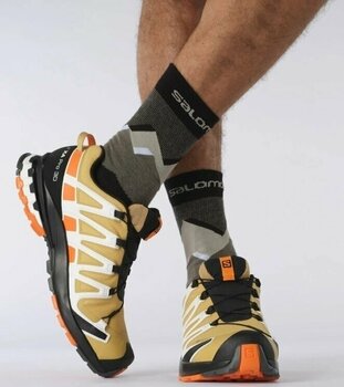 Trail running shoes Salomon XA Pro 3D V8 GTX Fall Leaf/Vibrant Orange/White 46 Trail running shoes - 7