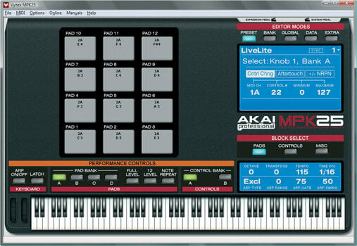 MIDI keyboard Akai MPK 25 - 4