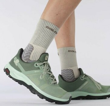 Womens Outdoor Shoes Salomon Outline Prism GTX W Granite Green/Yucca/Ebony 38 Womens Outdoor Shoes - 7