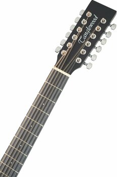 12-snarige elektrisch-akoestische gitaar Tanglewood TWBB SFCE 12 Smokestack Black - 4