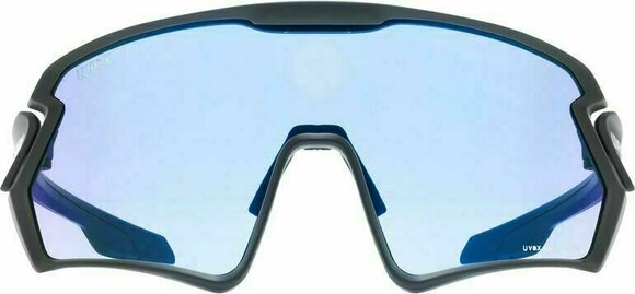 Fahrradbrille UVEX Sportstyle 231 V Black Mat/Variomatic Litemirror Blue Fahrradbrille - 2