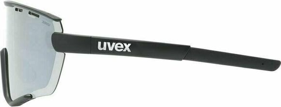 Fietsbril UVEX Sportstyle 236 Set Black Mat/Smoke Mirrored Fietsbril - 3