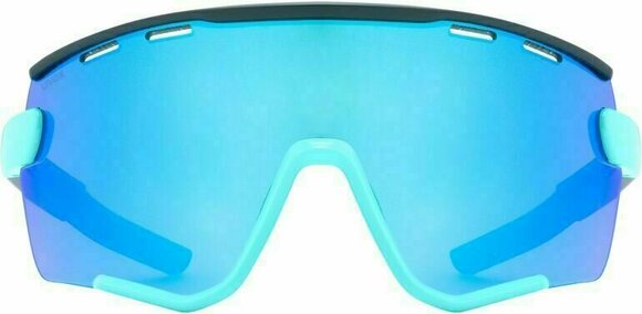 Gafas de ciclismo UVEX Sportstyle 236 Set Aqua Black Mat/Blue Mirrored Gafas de ciclismo - 2