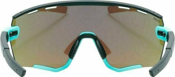 Gafas de ciclismo UVEX Sportstyle 236 Set Aqua Black Mat/Blue Mirrored Gafas de ciclismo - 5