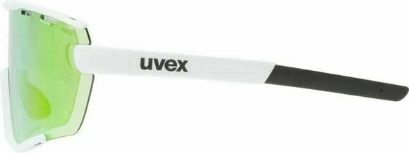 Cycling Glasses UVEX Sportstyle 236 Set White Mat/Green Mirrored Cycling Glasses - 3