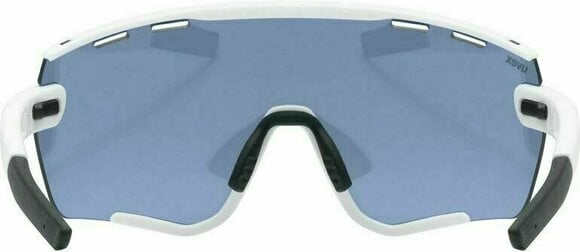 Cyklistické okuliare UVEX Sportstyle 236 Set White Mat/Green Mirrored Cyklistické okuliare - 5