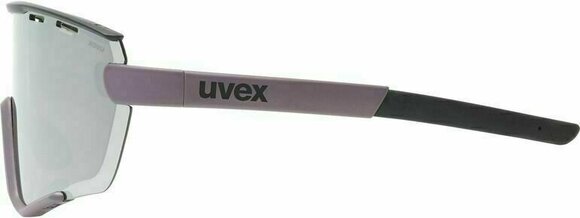 Kerékpáros szemüveg UVEX Sportstyle 236 S Set Plum Black Mat/Smoke Mirrored Kerékpáros szemüveg - 3
