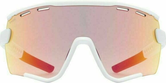 Cycling Glasses UVEX Sportstyle 236 S Set White Mat/Red Mirrored Cycling Glasses - 2