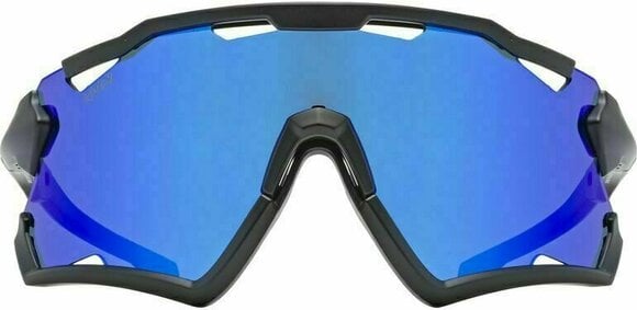 Cycling Glasses UVEX Sportstyle 228 Black Mat/Mirror Blue Cycling Glasses - 2