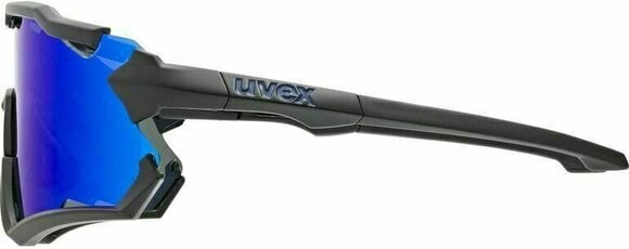Cycling Glasses UVEX Sportstyle 228 Black Mat/Mirror Blue Cycling Glasses - 3