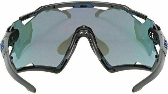 Cycling Glasses UVEX Sportstyle 228 Black Mat/Mirror Blue Cycling Glasses - 5
