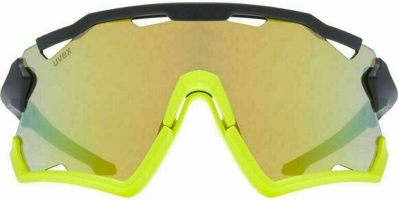Cycling Glasses UVEX Sportstyle 228 Black Yellow Mat/Mirror Yellow Cycling Glasses - 2