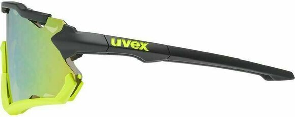 Fietsbril UVEX Sportstyle 228 Black Yellow Mat/Mirror Yellow Fietsbril - 3