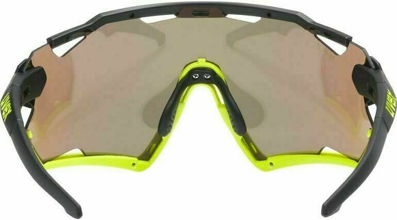 Cycling Glasses UVEX Sportstyle 228 Black Yellow Mat/Mirror Yellow Cycling Glasses - 5