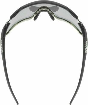 Cycling Glasses UVEX Sportstyle 228 Black Sand Mat/Mirror Silver Cycling Glasses - 4