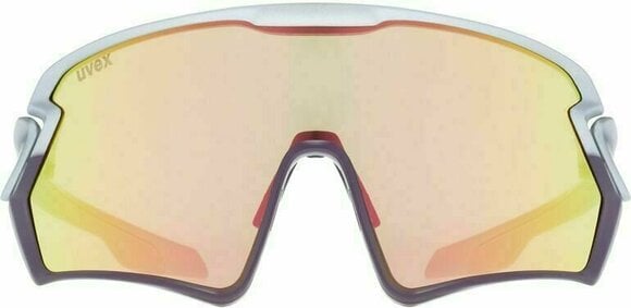 Cycling Glasses UVEX Sportstyle 231 Silver Plum Mat/Mirror Red Cycling Glasses - 2