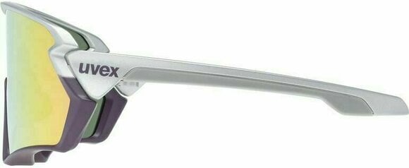 Fietsbril UVEX Sportstyle 231 Silver Plum Mat/Mirror Red Fietsbril - 3