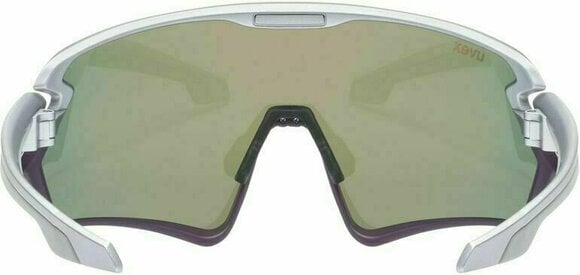 Cycling Glasses UVEX Sportstyle 231 Silver Plum Mat/Mirror Red Cycling Glasses - 5
