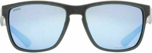 Lifestyle okulary UVEX LGL Ocean 2 P Black Mat/Mirror Blue Lifestyle okulary - 2