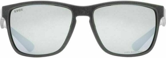 Lifestyle cлънчеви очила UVEX LGL Ocean 2 P Black Mat/Mirror  Silver Lifestyle cлънчеви очила - 2