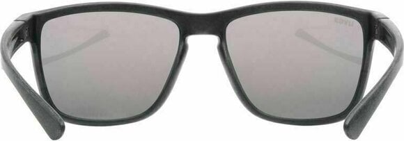 Lifestyle okulary UVEX LGL Ocean 2 P Black Mat/Mirror  Silver Lifestyle okulary - 5