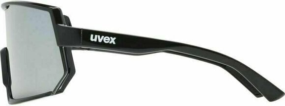 Fahrradbrille UVEX Sportstyle 235 Black/Silver Mirrored Fahrradbrille - 3