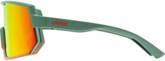 Kolesarska očala UVEX Sportstyle 235 Moss Grapefruit Mat/Red Mirrored Kolesarska očala - 3