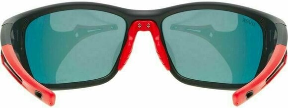 Lunettes vélo UVEX Sportstyle 232 Polarized Black Mat Red/Mirror Red Lunettes vélo - 5