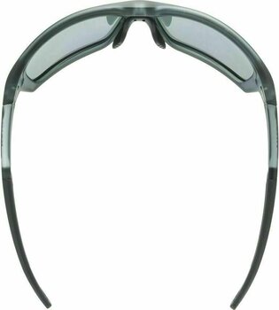 Kerékpáros szemüveg UVEX Sportstyle 232 Polarized Smoke Mat/Mirror Green Kerékpáros szemüveg - 4