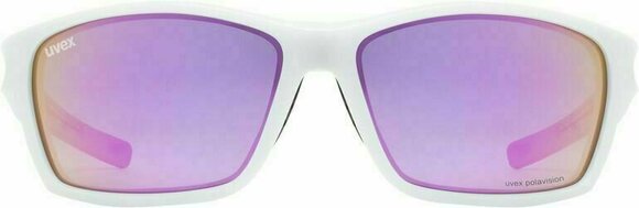 Kerékpáros szemüveg UVEX Sportstyle 232 Polarized Pearl Prestige Mat/Mirror Pink Kerékpáros szemüveg - 2