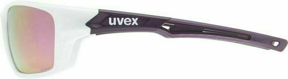Fietsbril UVEX Sportstyle 232 Polarized Pearl Prestige Mat/Mirror Pink Fietsbril - 3