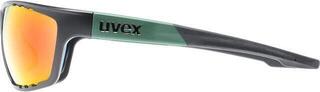 Okulary rowerowe UVEX Sportstyle 706 Black/Moss Mat Okulary rowerowe - 2