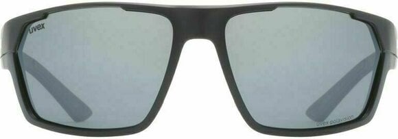 Kerékpáros szemüveg UVEX Sportstyle 233 Polarized Black Mat/Litemirror Silver Kerékpáros szemüveg - 2