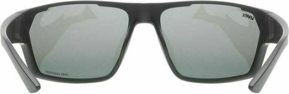 Kerékpáros szemüveg UVEX Sportstyle 233 Polarized Black Mat/Litemirror Silver Kerékpáros szemüveg - 5