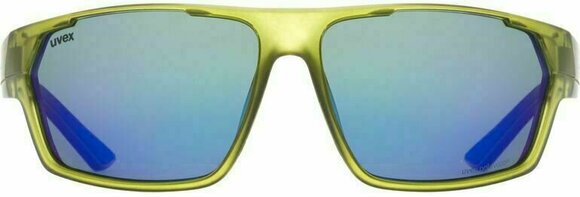 Cycling Glasses UVEX Sportstyle 233 Polarized Green Mat/Litemirror Blue Cycling Glasses - 2