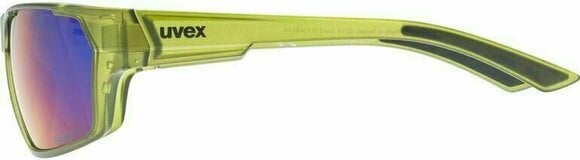 Fietsbril UVEX Sportstyle 233 Polarized Green Mat/Litemirror Blue Fietsbril - 3