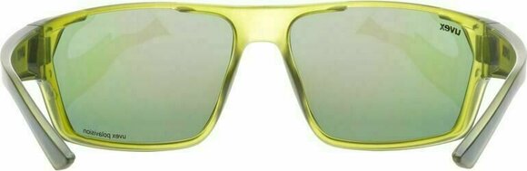 Cycling Glasses UVEX Sportstyle 233 Polarized Green Mat/Litemirror Blue Cycling Glasses - 5
