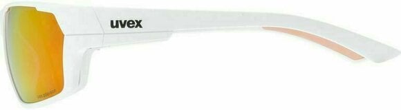 Fietsbril UVEX Sportstyle 233 Polarized White Mat/Litemirror Red Fietsbril - 3