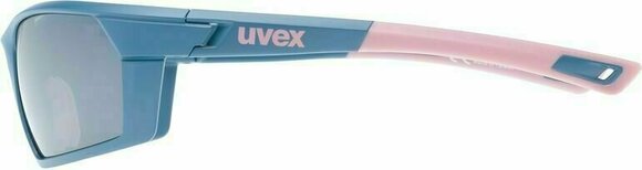 Fietsbril UVEX Sportstyle 225 Blue Mat Rose/Mirror Silver Fietsbril - 3