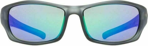 Óculos de desporto UVEX Sportstyle 211 Smoke Mat/Mirror Green - 2
