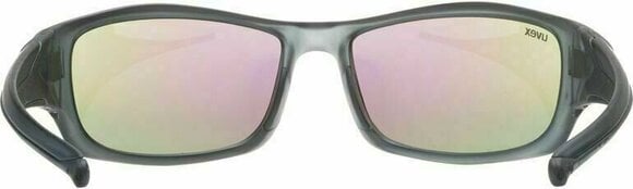 Óculos de desporto UVEX Sportstyle 211 Smoke Mat/Mirror Green - 5
