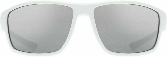 Cycling Glasses UVEX Sportstyle 230 White Mat/Litemirror Silver Cycling Glasses - 2