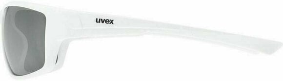 Cycling Glasses UVEX Sportstyle 230 White Mat/Litemirror Silver Cycling Glasses - 3