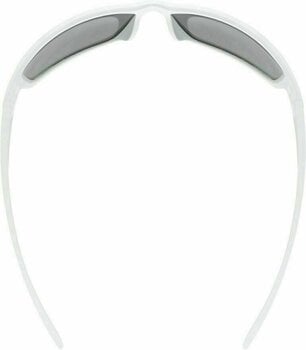 Cycling Glasses UVEX Sportstyle 230 White Mat/Litemirror Silver Cycling Glasses - 4