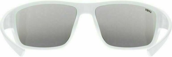 Cycling Glasses UVEX Sportstyle 230 White Mat/Litemirror Silver Cycling Glasses - 5
