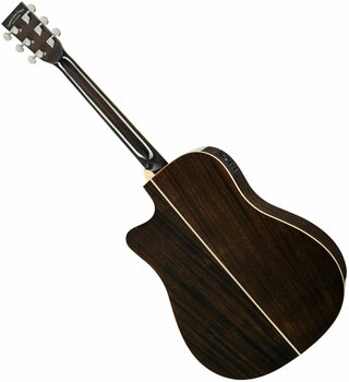 Dreadnought elektro-akoestische gitaar Tanglewood TW5 E BS Black Shadow Gloss - 2