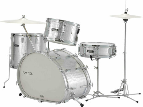 Акустични барабани-комплект Vox Telstar 2020 Silver - 4